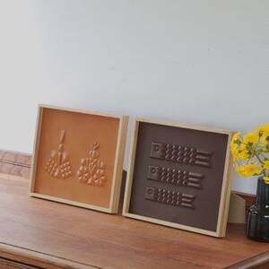 colm ひな人形 ブルー「本革を立体成型してつくった現代のインテリアに馴染むひな人形」_雑貨     雑貨・日用品  家具・インテリア _【1501342】