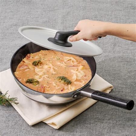 まるっとパン蓋付き24cm「IH対応」_雑貨・日用品 フライパン キッチン用品 _【1558339】