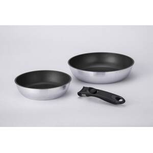 取っ手の取れるフライパン　キャストバリウス　ガス火用　3点セット【1609491】