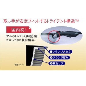 取っ手の取れるフライパン　キャストバリウス　ガス火用　3点セット【1609491】