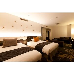 富山エクセルホテル東急　デラックスツインルームご宿泊券(朝食、夕食付)_旅行券・チケット 宿泊券  _【1232131】