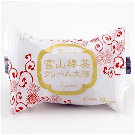 富山棒茶クリーム大福　25個_菓子・スイーツ 大福  だいふく ダイフク_【配送不可地域：離島】【1292811】