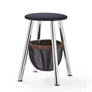 根KON [スツール/バスケット付] / ブラック (IK22Q-01 BK)_雑貨・日用品 椅子・チェア・ソファ 家具・インテリア _【1340335】