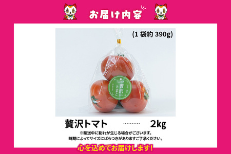 フルーツトマト　贅沢トマト2kg