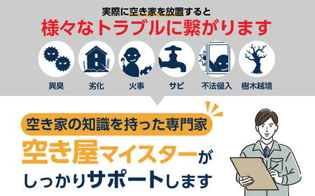 空き家管理サービス　６か月ライトプラン 管理 保守 空き家 防犯 不動産 サービス サポート ライブリー Lively 市内限定 困りごと 管理サービス 旅行 空き家活用 管理代行 見回り 遠方 実家 点検 安心 屋外 草木 愛知県 常滑市