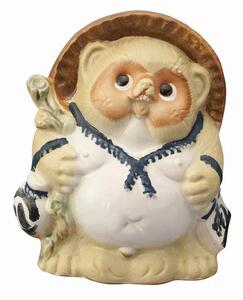 Re.Tanuki～POPなカラーの信楽たぬき～（15cm）【グリーン】