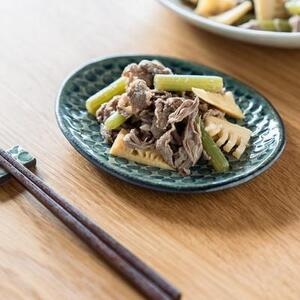 【信楽焼・明山】お茶碗、平皿小セット（青緑）ht-1928