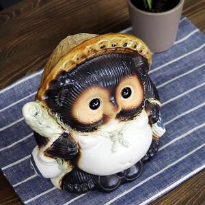 信楽焼 6号福狸 置物