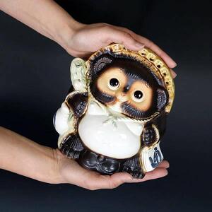 信楽焼 6号福狸 置物