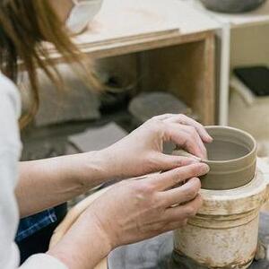 信楽焼・明山の オーバル皿 生成り s18-di17