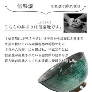 信楽焼 松葉丼ぶり 陶器