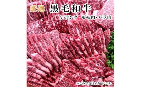 厳選 国産 黒毛和牛 A5 タレ漬け 焼肉 用 モモ バラ 300g 牛肉 熨斗 贈答 ギフト