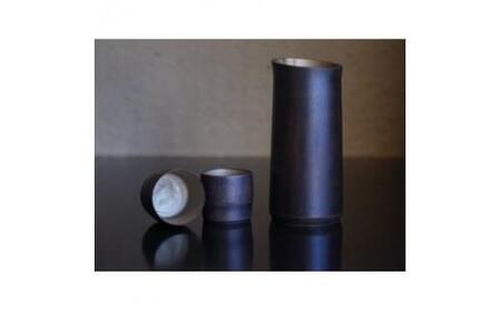 竹酒器セット（松煙摺り漆）