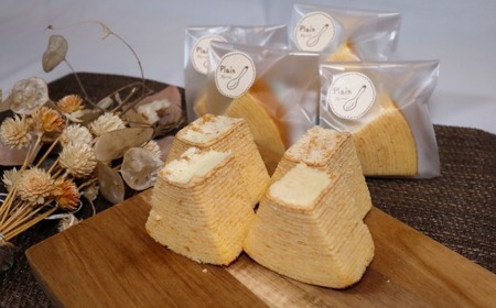 バームクーヘン カット 16個(プレーン) バームクーヘン 京都のバームクーヘン 手作りバームクーヘン 個包装バームクーヘン