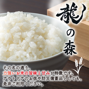 龍の森 真空パック無洗米キヌヒカリ300ｇ×10パック 無洗米真空パック