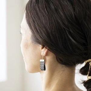 イヤリング ガルザイヤリング 【 ゴールド 】 アクセサリー シルクのイヤリング クスカ シルクのアクセサリー