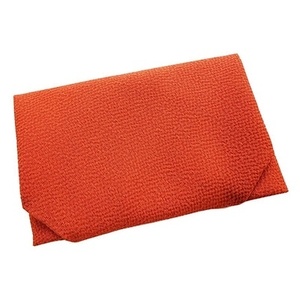  台付きふくさ 【朱】 正絹縮緬台付ふくさ ちりめん袱紗 ふくさ 袱紗 台付ふくさ 台付き袱紗