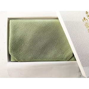  台付きふくさ 【若草】 正絹縮緬台付ふくさ ちりめん袱紗 ふくさ 袱紗 台付ふくさ 台付き袱紗