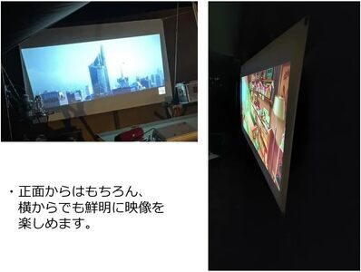 キャンプスクリーン1枚 CS-100HD W2214×H1305 キャンプで映画 キャンプで動画 キャンプでエンターテイメント キャンプを楽しむ必需品