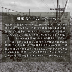 【丹波ワイン】 京都丹波産 ピノ・ノワール ヴィエイユ・ヴィーニュ 750ml 