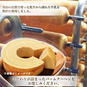 【美山牛乳バウムクーヘン】カット8個  バウムクーヘン