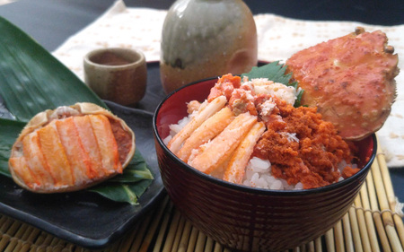 セコガニ甲羅盛り　大サイズ　3個【五つ星ひょうご選定品】