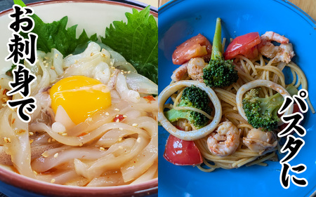 兵庫県産 とれたて スルメイカ 冷凍 約1kg 5杯前後