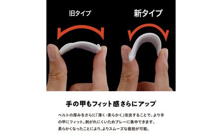 インスパイラルグローブ ホワイト 右手用　(21cm) 　※右手装着用／ゴルフ スポーツ 極薄素材 合成皮革 タイト 密着 練習用 ラウンド時 滑りにくい 動きやすい 快適 ユニセックス