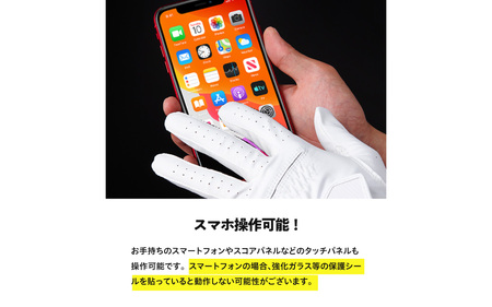 インスパイラルグローブ ブラック 左手用　(21cm) 　※左手装着用／ゴルフ スポーツ 極薄素材 合成皮革 タイト 密着 練習用 ラウンド時 滑りにくい 動きやすい 快適 ユニセックス