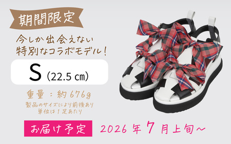 【先行予約】【期間限定】Pure Mode グルカサンダル (アレンジリボン付）Sサイズ ※7月上旬より順次発送予定／サンダル 