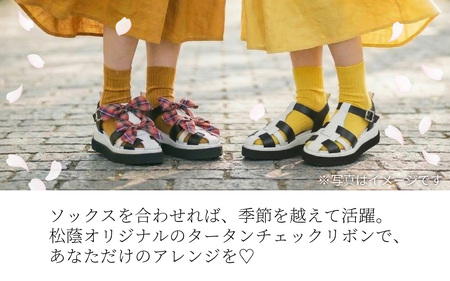 【先行予約】【期間限定】Pure Mode グルカサンダル (アレンジリボン付）Mサイズ ※7月上旬より順次発送予定／サンダル 