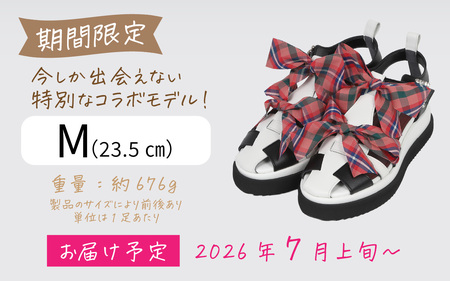 【先行予約】【期間限定】Pure Mode グルカサンダル (アレンジリボン付）Mサイズ ※7月上旬より順次発送予定／サンダル 