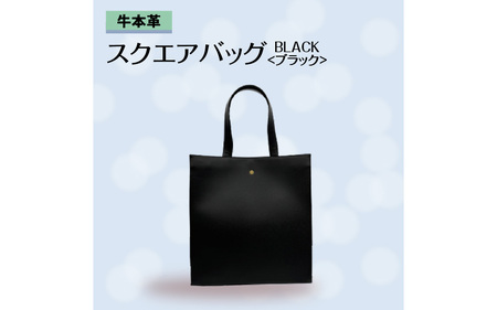 牛本革 スクエアバッグ ブラック | 兵庫県（県庁） | ふるさと納税