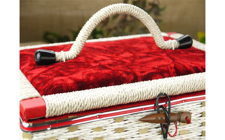 兵庫県産ソーイングバスケット（お裁縫箱）こうのとり