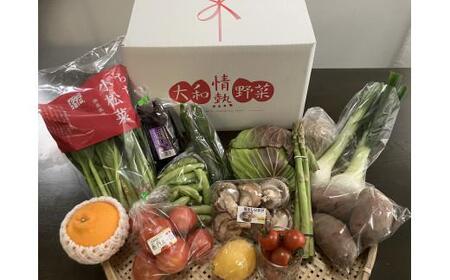 大和情熱野菜【玉手箱】 約5kg （ 13～18種類 ）