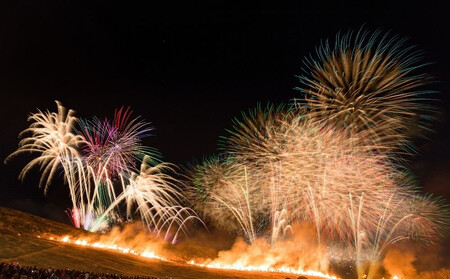 若草山焼き行事 若草山麓ゲート内 観覧招待券（１名分）