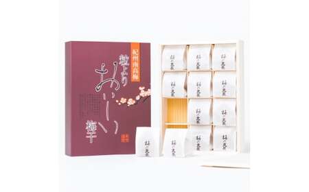 M024 粒よりおいしい梅干12粒〔紀州みかん蜂蜜入り梅干〕