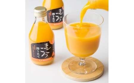 M081　まごころ搾りたて有田産清見ジュース１８０ｍｌ　１２本入