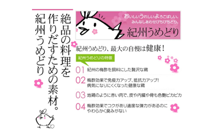 M164　紀州うめどりもも肉　２５０ｇｘ７