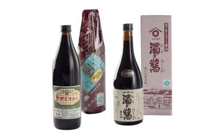 M185　湯浅醤油角長　人気２種２本セット