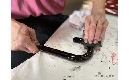 M232　紀州漆器アンブレラ『曙』１６本骨和傘　カバー付　ギフト箱入