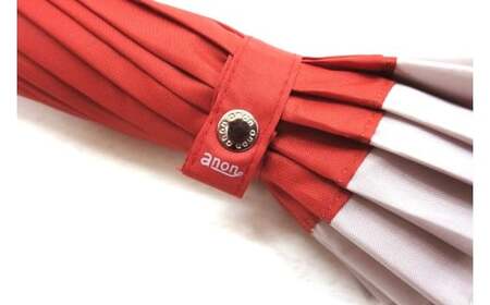 M236 紀州漆器アンブレラ『グラデ赤』16本骨傘カバー付 ギフト箱入