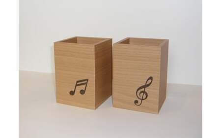 M339　ＥＣＯＨＡＣＯペンホルダーセット（ト音記号と１６分音符）