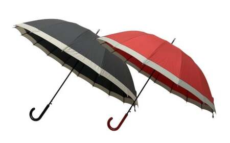 M350　紀州漆器夫婦傘『根来曙ペア』１６本骨傘　カバー付　ギフト箱入