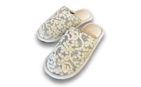 M419 うだつ型スリッパ ベージュ2足セット