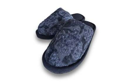 M420　うだつ型スリッパ　ネイビー２足セット