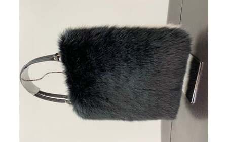 M435 エコファーバイカラーバッグ