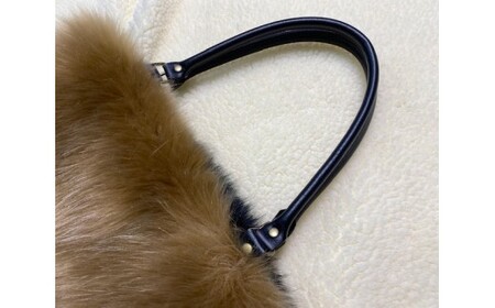 M436　エコファーバイカラーバッグ