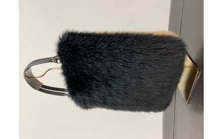 M436　エコファーバイカラーバッグ