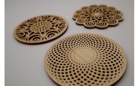 M483　紀州ひのきコースター人気セット